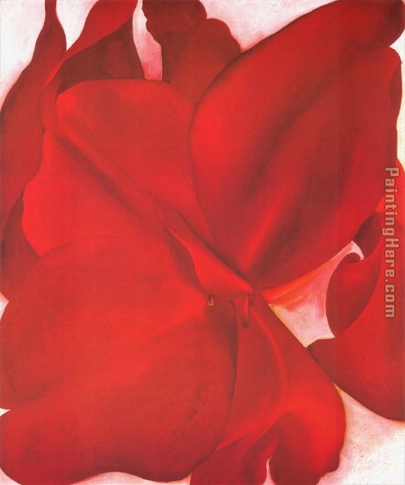 Red Cannas painting - Georgia O'Keeffe Red Cannas art painting